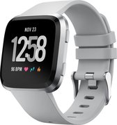YONO Fitbit Versa 2 Bandje - Siliconen - Grijs - Large