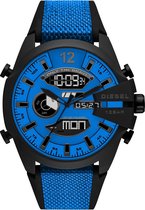 Diesel heren horloge analoog quartz One Size Blauw 32015756