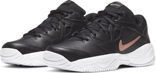 Nike Court Lite 2 Sportschoenen - Maat 38 - Vrouwen - zwart/bruin/wit |  bol.com