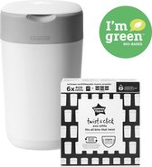 Tommee Tippee Sangenic Twist & Click Starterpack Luieremmer - Met 6 navulling ECO compact