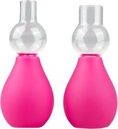 Setje tepelzuigers - roze - Toys voor dames - Tepelzuigers - Roze - Discreet verpakt en bezorgd