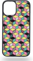 80s marshmallow grid Telefoonhoesje - Apple iPhone 12 mini