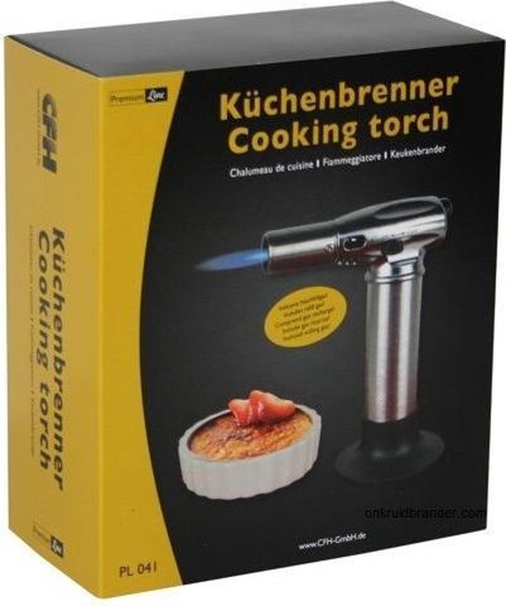 Brûleur de cuisine professionnel CFH Brûleur à gaz crème brûlée — free download