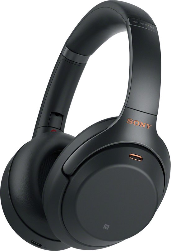 Sony WH-1000XM3 - Draadloze Bluetooth over-ear koptelefoon met Noise Cancelling - Zwart