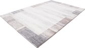 Feeling Vloerkleed Superzacht Abstract Vloer kleed Tapijt Karpet – 140x200 - Beige - Zilver