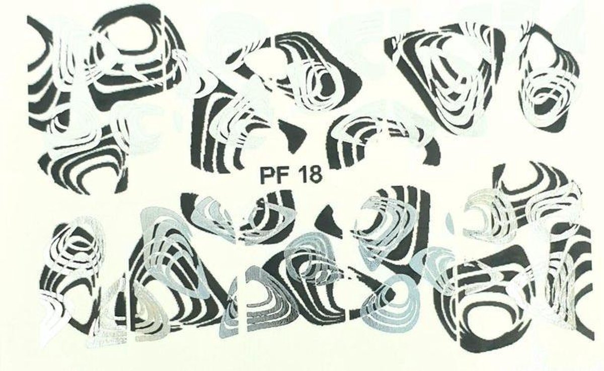 Goedkoopste Korneliya Folie Decal PF 18 Silver