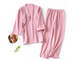 Jaren '60 zalm roze halve kimono Kleding Dameskleding Pyjamas & Badjassen Jurken 