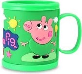 Peppa Pig Drink Beker - Mok - Kinder Drinkbeker - Onbreekbaar - 3D Beker - GROEN