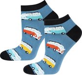 Verjaardag cadeau - Volkswagen Sokken - Sneaker sokken - Sneaker - Leuke sokken - Vrolijke sokken - Luckyday Socks - Sokken met tekst - Aparte Sokken - Socks waar je Happy van wordt