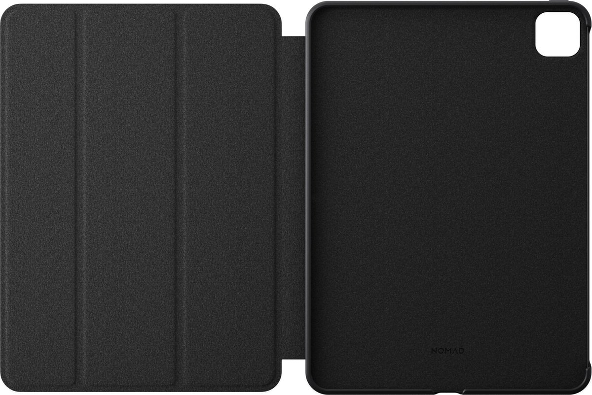 Nomad Rugged folio case - voor iPad Pro 11 - Black Leather | bol