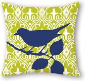 Kussenhoes Graphic Green - Liva - Kussenhoes - 45x45 cm - Sierkussen - Polyester
