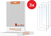 Phreeze iPhone X Screen Protector - Apple iPhone X Screenprotector Glas - 3 stuks | Screenprotector iPhone X| Tempered Glass iPhone X