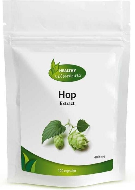 Healthy Vitamins Hop Extract - 100 Capsules - 400 mg