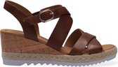 Gabor 832 Sandalen - Met Sleehak - Dames - Cognac - Maat 41