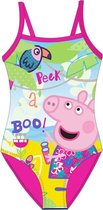 Peppa Pig badpak - roos - Maat 116/122 - 6/7 jaar