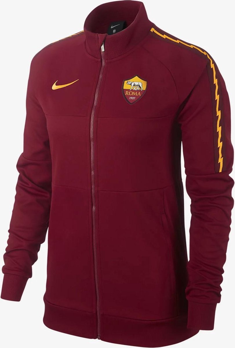 Nike AS Roma Nike track jacket kids maat 170 (14 a 16 jaar) | bol.com