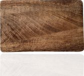 3BMT Snijplank mangohout - 14 x 22 cm - robuust en stevig