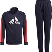 adidas Trainingspak - Maat 164  - Unisex - donkerblauw/rood/wit