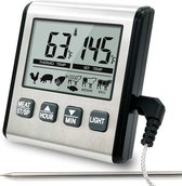 Digitale Keuken Thermometer Premium - Met Lichtfunctie + Magneet - Suikerthermometer - Bbq Thermometer - Thermometer Koken - Voedselthermometer - Kookthermometer - Suikerthermometer Digitaal 