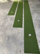 Golf Putting Mat 300cm x 45 cm met 1 golfbal- Golfmat trainingsmat - Golftraining- Putting green indoor/outdoor training