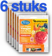 Doctor Clean Fruitvliegjes vanger VERBETERDE VERSIE - voordeelpack 6 stuks