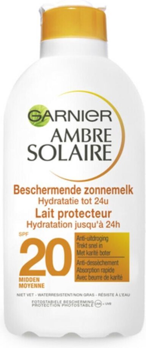 Garnier Ambre Solar Sunscreen Milk Factor (SPF) 20 Value Pack | bol.com