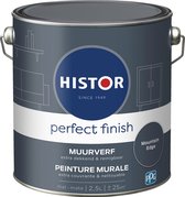 Histor Perfect Finish Muurverf Mat - Perfecte Dekking - Geurarm - 2.5L - Mountain Edge - Donkergrijs