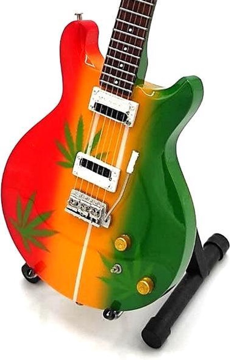 Mini gitaar Bob Marley Tribute