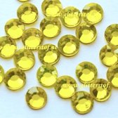 DMC Strass steentjes, Citrine  Rhinestones Hotfix Steentjes Flatback SS30 (6.32-6.50mm) 288st (2 Gross)| Strasstenen van Glas | Hotfix Glittersteentjes | Glitter steentjes voor turnpakje , Ri