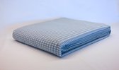 Zomerdeken/ Bedsprei/ Wafeldeken 280x270 Tweepersoons lichtblauw