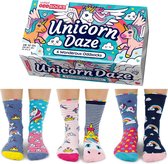 Oddsocks - Meisjes Sokken - Unicorn - Eenhoorn -Cadeaudoos - Maat30tot38