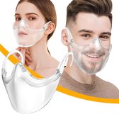 Transparante Neus- en Mond scherm - mondkapje - gelaatsscherm Comfort - airframe - Silicone Mondkapjes - Mondmasker - Wasbaar - Herbruikbaar - Face Mask - Gezichtsmasker - Mondkapje Ondersteu