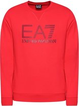 EA7 Emporio Armani Sweater Rood - Crewneck Sweater - Maat M