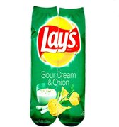 Lays sokken in de kleur groen! - unisex - onesize