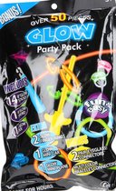 Party Pack Glow in the Dark, 50 Delig - Blauw