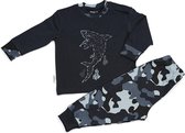 Frogs and Dogs - Pyjama Shark - Navy Blauw - Maat 62 - Jongens