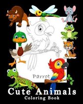 Cute Animals Coloring Book