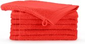 Bamatex Home Textiles - Collectie Emotion - Washandje - RED - set van 12 stuks - Egeïsche gekamde katoen - 540 g/m2