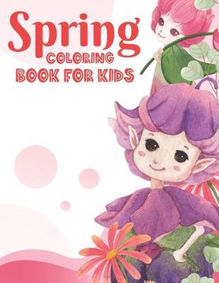 Spring Coloring Book For Kids van Real Shot Publishing