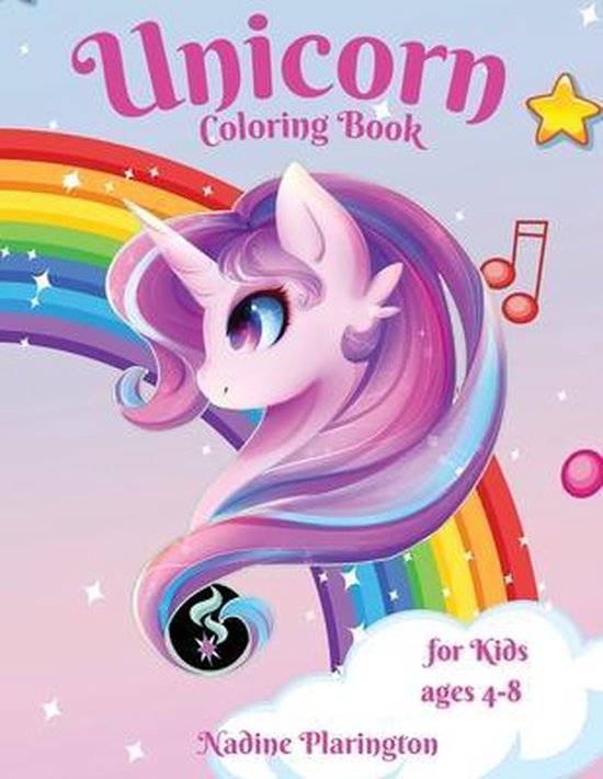 Unicorn Coloring Book for kids age 48, Nadine Plarington