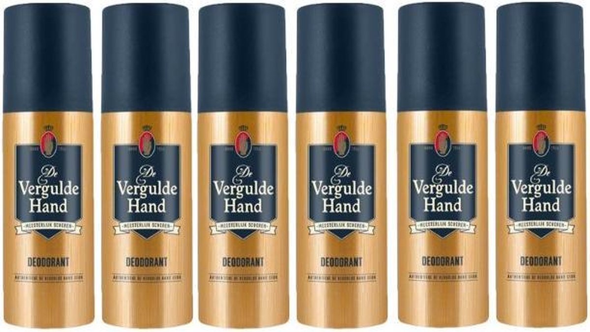 De Vergulde Hand Deodorant Spray - Voordeelverpakking 6 x 150 ML