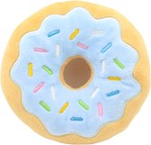 Blauw Donut speeltje - Hondenspeelgoed - Donut speelgoed - Dog toys - Donut speelgoed - Donut Hondenspeelgoed - Piepspeelgoed - Pluchespeelgoed