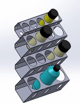 spuitbushouder - Spuitbussentoren voor verschillende diameter spuitbussen en flessen
