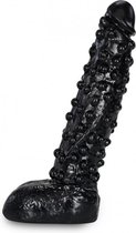 XXLTOYS - Vlad - Large Dildo - Inbrenglengte 24 X 7 cm - Black - Uniek Design Realistische Dildo – Stevige Dildo – voor Diehards only - Made in Europe
