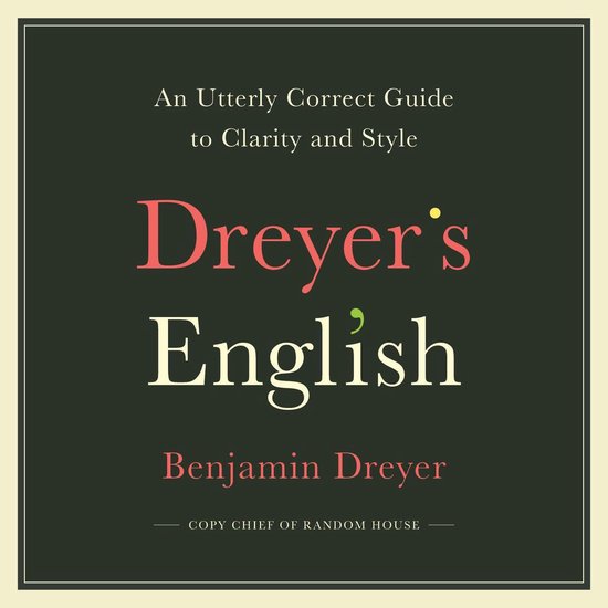 Dreyer's English - cover