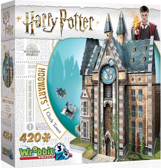 Wrebbit Wrebbit 3D Puzzle - Harry Potter Hogwarts Clock Tower (420) |  bol.com