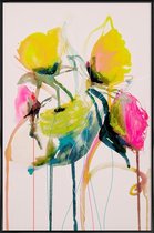 JUNIQE - Poster in kunststof lijst Bloom Series Bright 0919 -30x45
