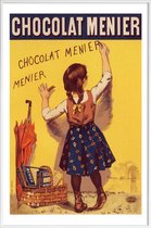 JUNIQE - Poster in kunststof lijst Poster for Chocolat Menier, Firmin