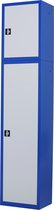 Bovenkast draaideurkast , kantoorkast, archiefkast | 81x60x43.5 cm | Blauw/grijs | DKP-112