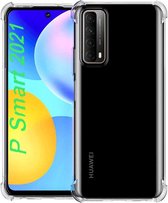 Huawei Y6p - Anti -Shock  Silicone Hoesje - Transparant